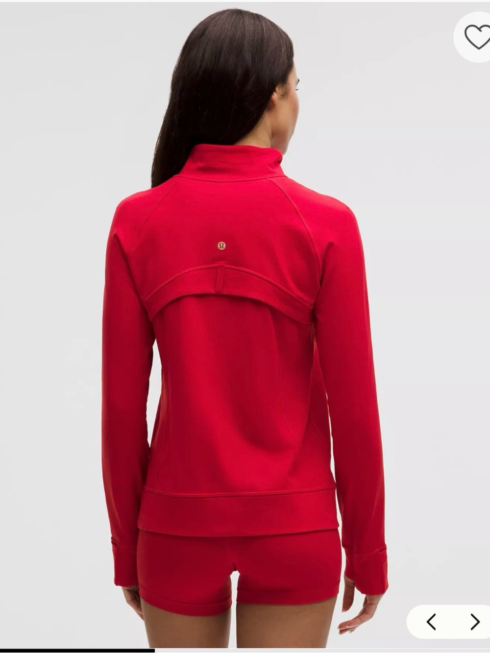 Lululemon Define Oxford Red Luon Track Jacket size 10 - Picture 3 of 13